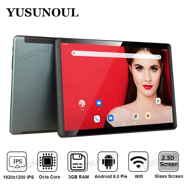 

tablet pc fast games/videos android 9.0 os 10 inch 4g lte 32+64gb rom 8 cores 1920x1200 wifi gps netflix tablette 10.1"