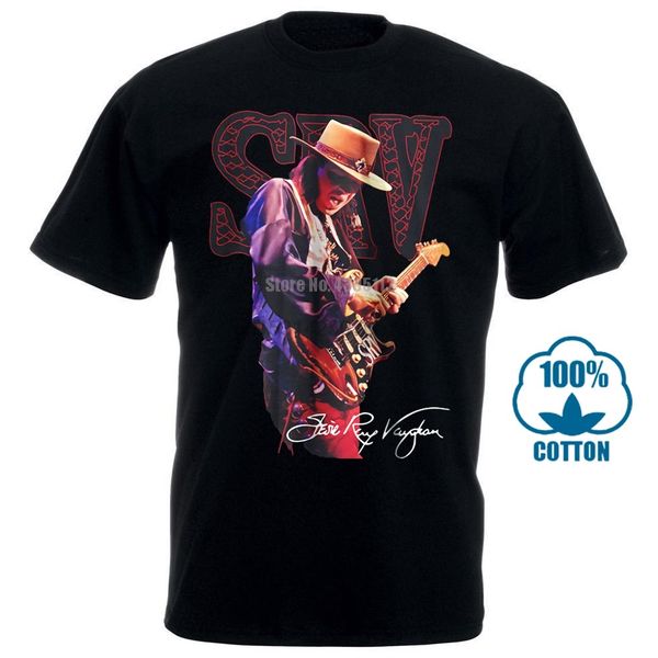 

stevie ray vaughan srv blues legend t shirt men black s to 4xl