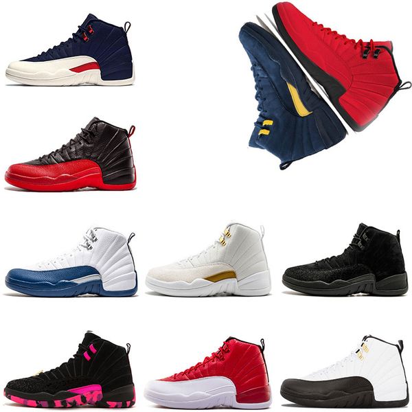 

basketball shoes 12 mens shoes 12s bulls cllege navy michigan doernbecher taxi gamma blue black white playoffs sneakers size 7-13