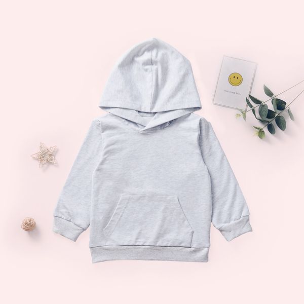 

осень оптовой зимы с капюшоном детская хлопка детей одежда детская одежда с длинным рукавом мальчиков новорожденных девочек балахон толстовк, Black