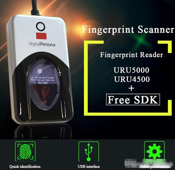 

for digital persona usb biometric fingerprint scanner fingerprint reader uru5000 uru4500 sdk (warranty period: 1 year