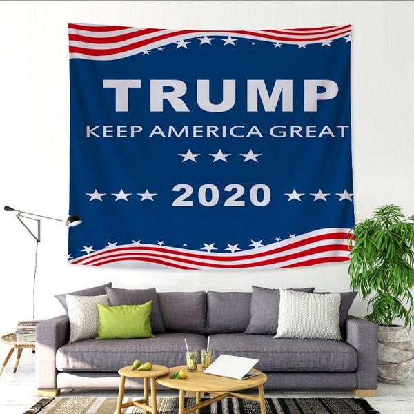 

2020 us trump presidential election tapestry art wall hanging sofa table bed cover mural beach blanket home dorm room decor gift