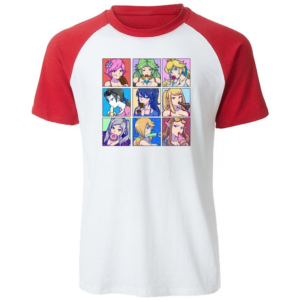 

super smash bros tshirt men black white gray tshirt summer cotton short sleeve waifu gir t-shirt tees japan streetwear