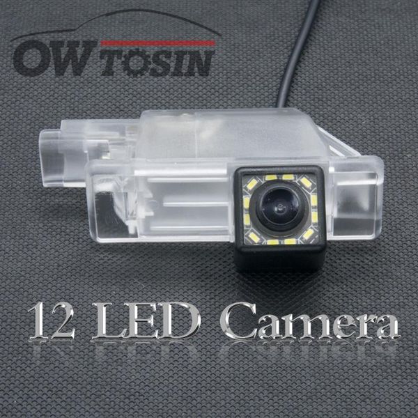 

12 led light car reverse rear view camera for 508 301 408 508 308 2008 3008 for serena car parking backward
