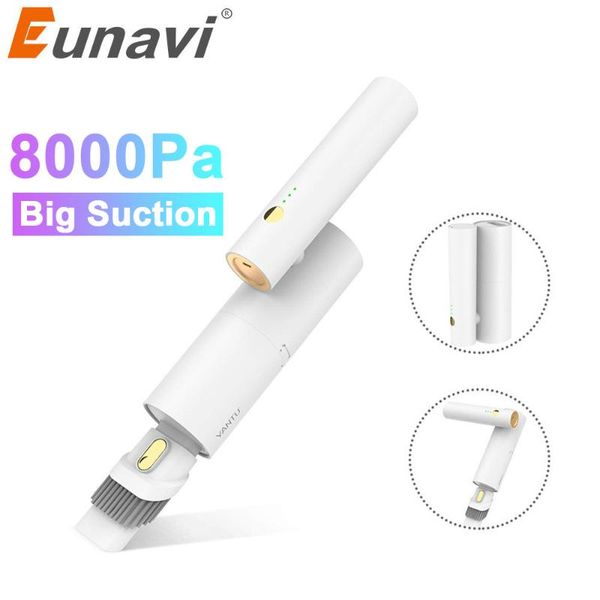 

handheld car vacuum cleaner rotatable mini vacuum for car & home high power - 8000 pa cordless portable vac cleaner v02p
