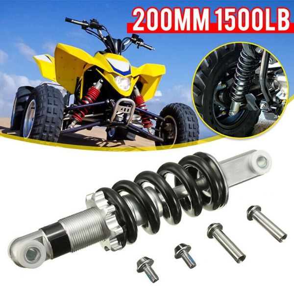 

200mm 1500lb damper anti-vibration atv cycling off-road mini moto absorber universal quad bike rear suspension go kart