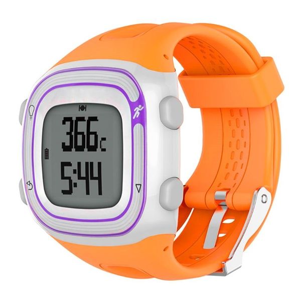 

ey silicone bracelet strap wristband for garmin forerunner10/15 smart watch female