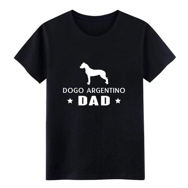 

men's dogo argentino t shirt printed cotton o neck pictures fit funny casual spring autumn family shirt
