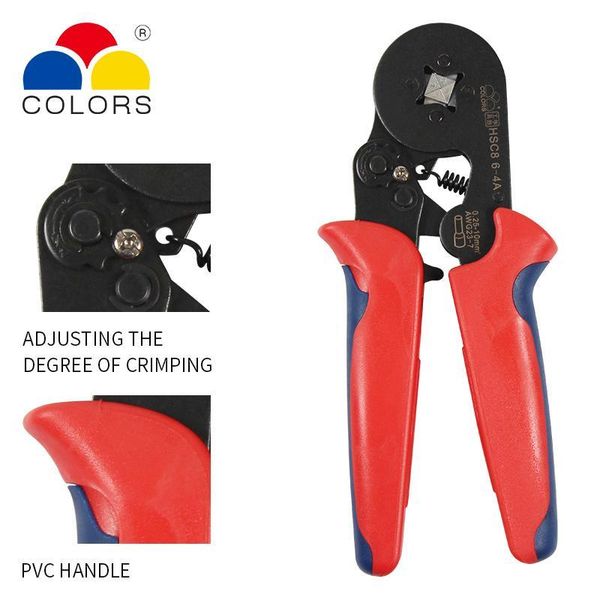 

обжимной инструмент awg плоскогубцы иглы круглый мини 6-6a 6-4 y200321 терминалы плоскогубцев tube hsc8 23-7 0.25-6mm2 0.25-10mm2 нос sqot h