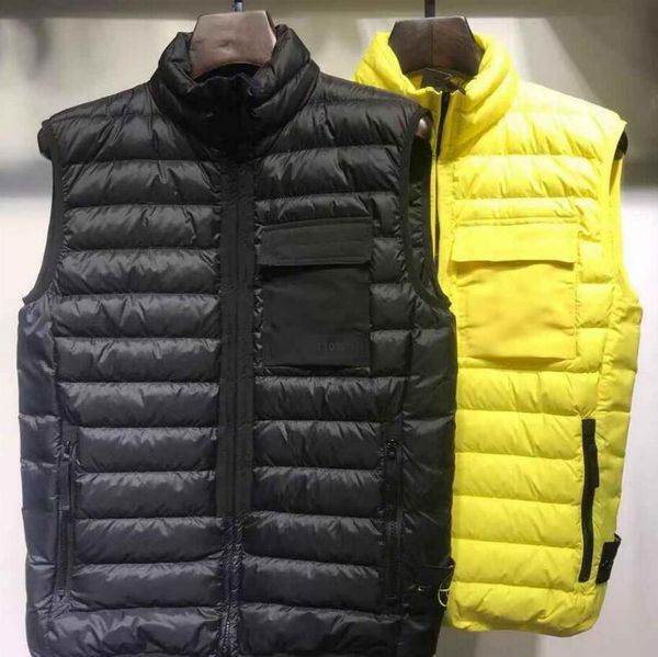 

brand winter mens vest down jacket men casual down coats winter jacket mens outdoor warm parkas mens winter coats, Black