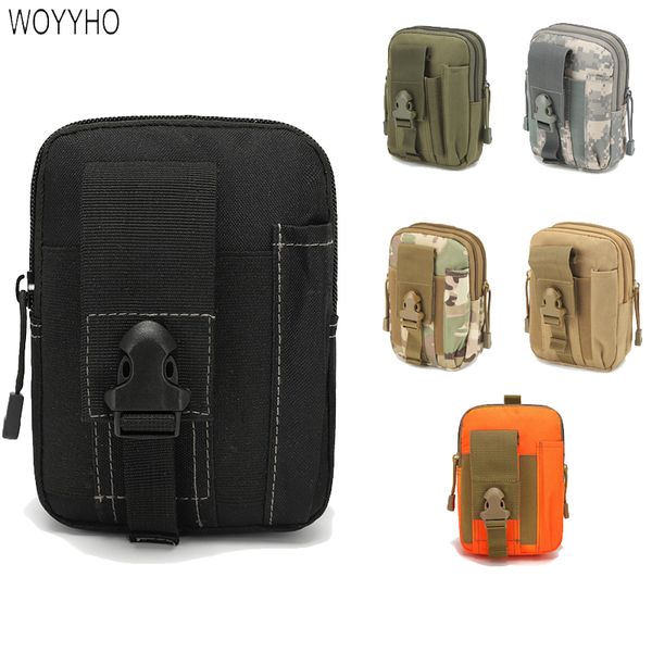 

outdoor bags woyyho tactical pouch hunting bags,mini phone holder belt waist bag, pack pouches case pocket camo bag