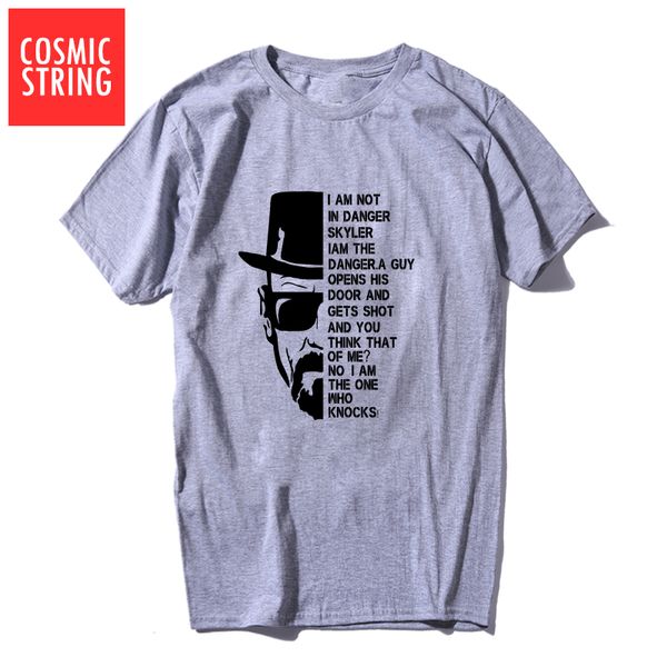 

cosmic string cotton heisenberg print men t shirt casual short sleeve summer breaking bad men tshirt cool t-shirt tee shirts