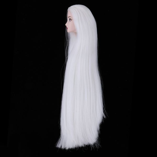 

окрашенный глава carving с белым париком на 1/6 bjd, xinyi кукла замены части тела diy комплекты
