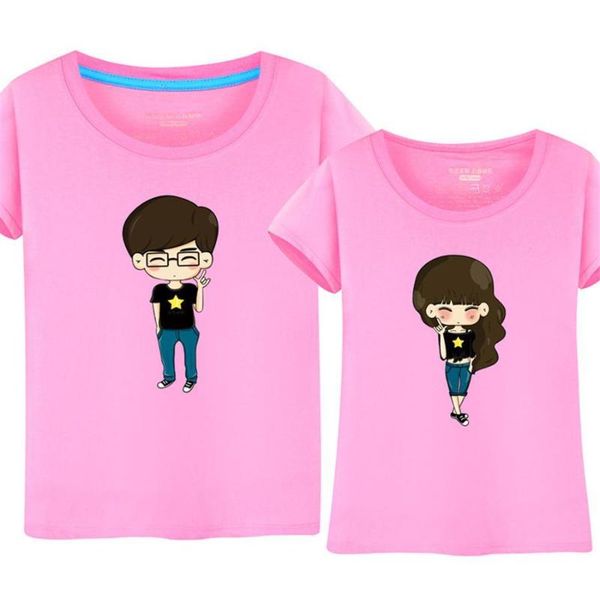 

cotton cp t-shirt women and men summer korean casual o neck short sleeve t-shirt, White;black