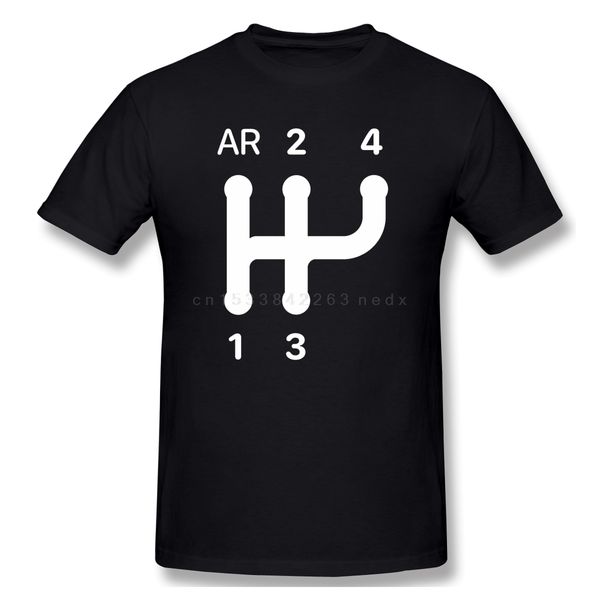 

2cv gear shift pattern t-shirt men birthday gifts short sleeves funny tees o neck 100% cotton clothes humor t shirt