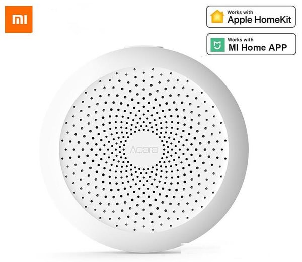 

xiaomi mijia aqara hub mi gateway 2 wireless wifi zigbee with rgb led night light smar work for homekit mi home aqara home