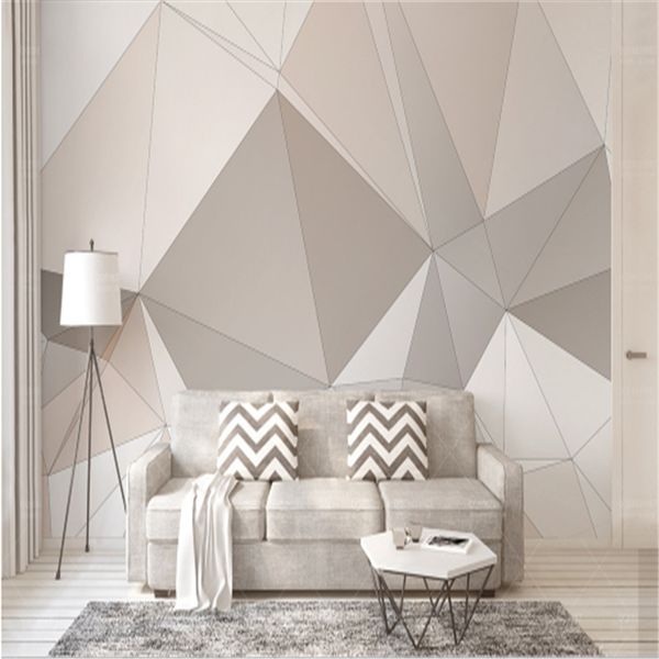 

wallpapers youman custom european 3d murals geometry triangle living room environment friendly bedroom restaurant tv study