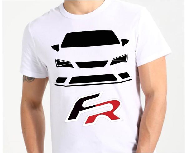 

2020 новый летний мужчины camiseta blanca seat leon fr cupra тис горячие продажи tee shirt