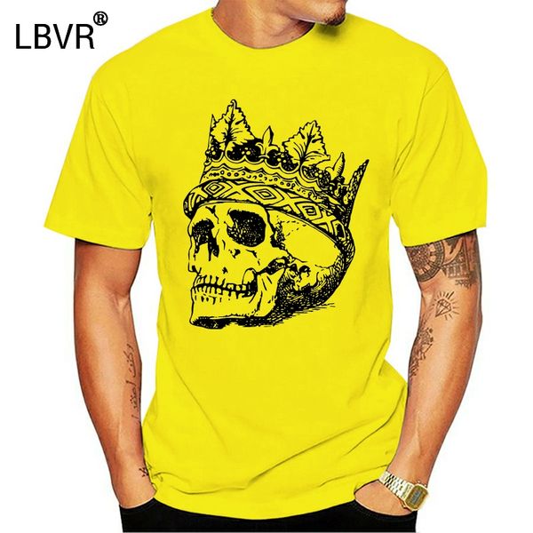 

skull wearing crown t-shirt customize tee shirt