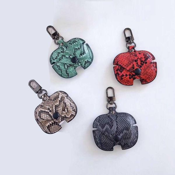 

for airpods pro case luxury snake pattern earphone protective case earphone bag for air pods pro charging box protective cover
