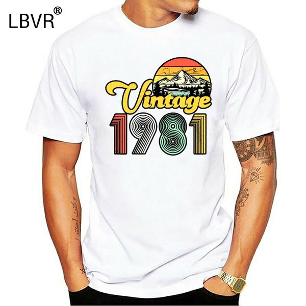 

men t shirt 38th birthday with retro vintage 1981 women t-shirt