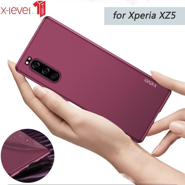 

for sony xperia xz5 phone case x-level minimalist thin soft tpu frosted back cover for xperia xz5 case funda