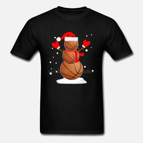 

men tshirt funny basketball snowman christmas t shirt women t-shirt tees top