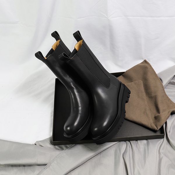 

square toe martin boots zipper ventilation thigh boots high heel sole simplicity fashion platform comfortable women shoes, Black