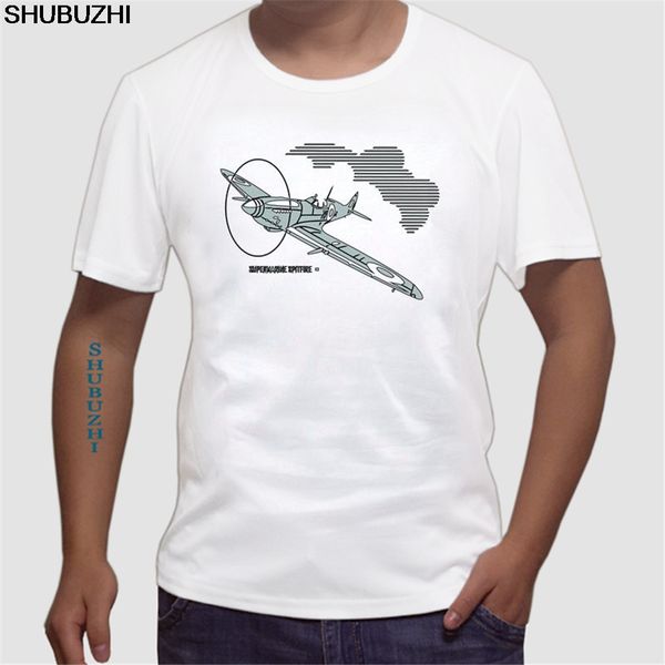 

man clothes fashion casual t shirt men short sleeve t-shirt super marine spitfire airforce tee shirt homme euro size