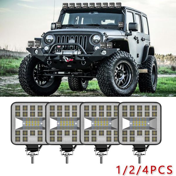 

1/2 / 4шт автомобилей светой работы мини площадь 29led 87w off-road vehicle лампа водонепроницаемая