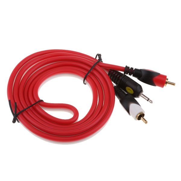 

3.5mm стерео штекер 2 rca женский y кабель аудио rca male cable
