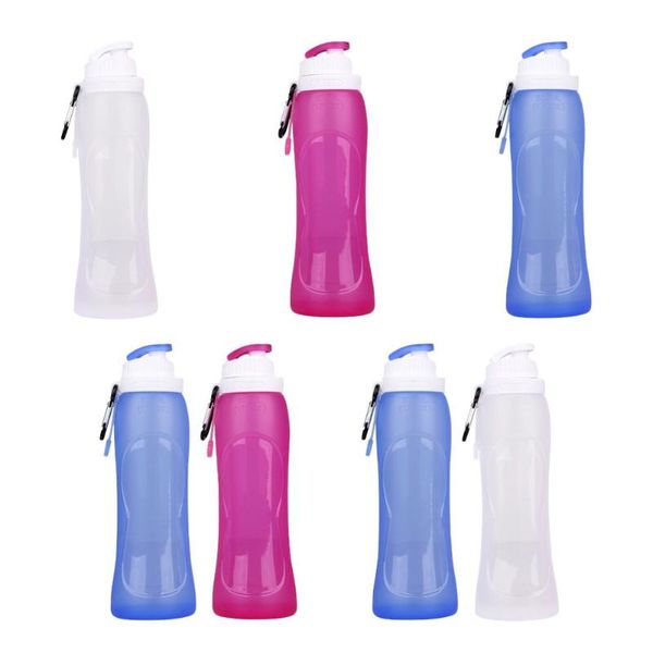 

water bottles & cages silicone foldable storage container outdoor collapsible bottle