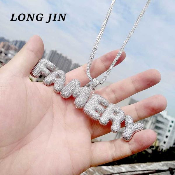 

european and american trend explosion models alphanumeric symbols stitching custom link necklace accessories, Silver