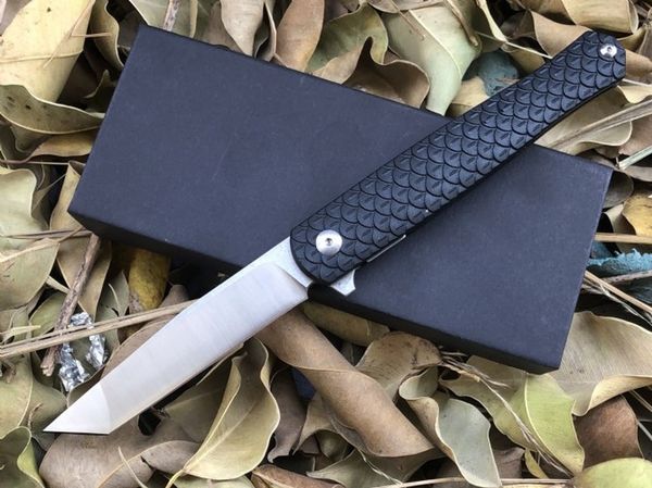 Складывание складного ножа Dragon D2 Tactical Self Defense Складывание EDC Pocket Nofge Nofge Hunting Knives Рождественские подарок A2952