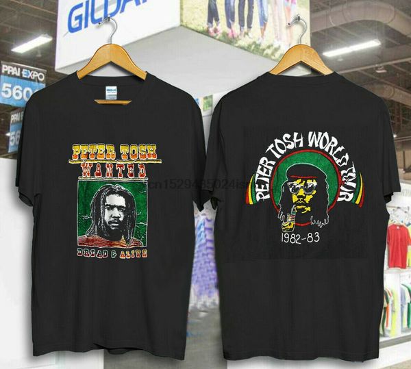 

vintage 1981 peter tosh 80s reggae concert tour t shirt usa size s-4xl