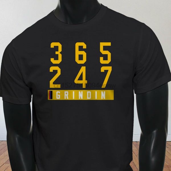 

grinding hustling 247 streets hip hop trap hood mens black t-shirt