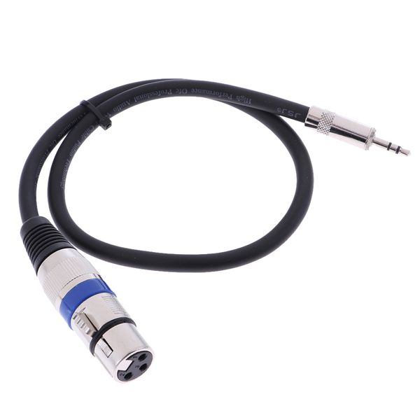 

unbalanced 3.5mm to xlr cable (xlr to 3.5mm) male to female audio aux cable