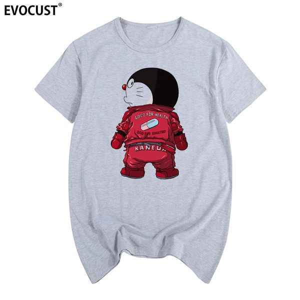 

doraemon akira лето печать футболка хлопок мужчины майка новые женщины tee мода