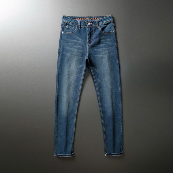 

autumn winter men's jeans business fashion straight regular retro blue thick stretch denim trousers classic men size 28-40,p336