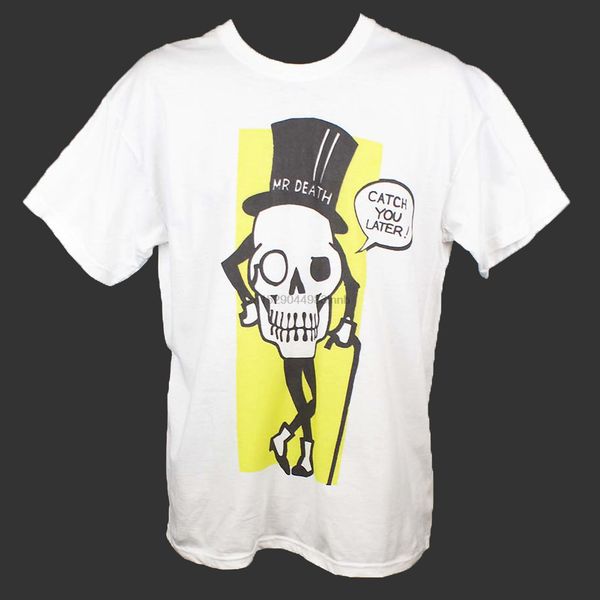 

mr death punk rock festival unusual fun skull t-shirt s m l xl 2xl 3xl