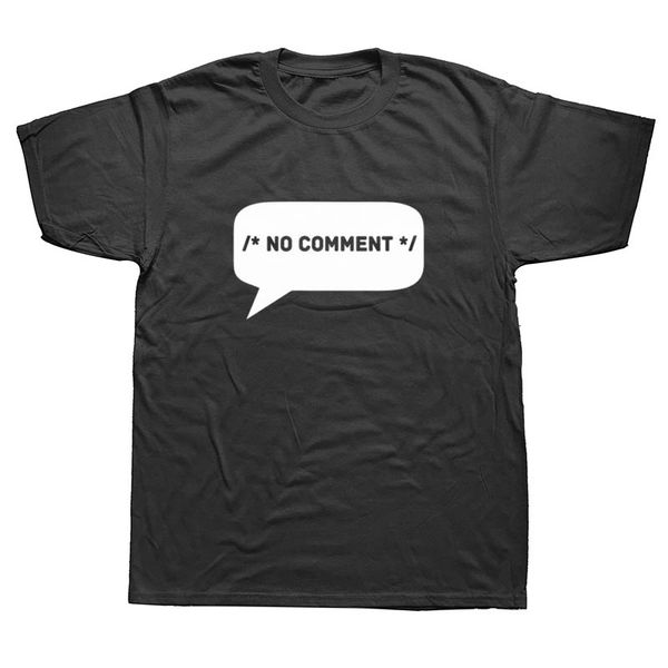 

summer men coding html developer no comment t-shirt new printed cotton short sleeve t shirts computer science men t shirt