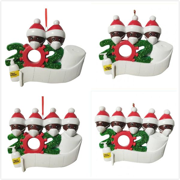 

diy карантин рождество рождения украшение партии подарков персонализированный продукт висячие украшения pandemic -социальные дистанцирование