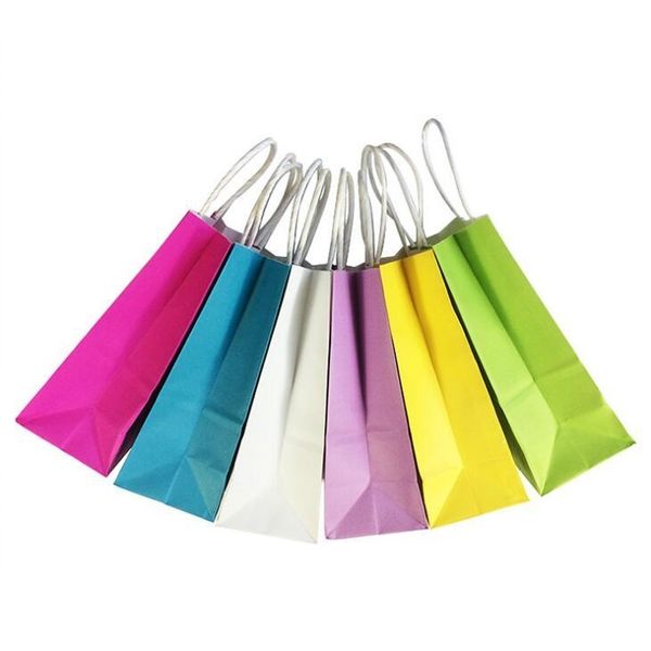 

diy multifunction soft color paper bag with handles/ 21x15x8cm/ festival gift bag /shopping bags kraft paper lx2194