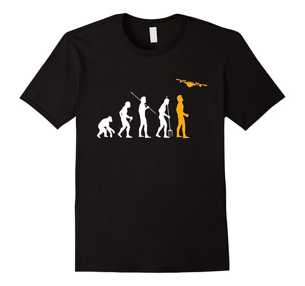 

novelty mens t-shirts for men 3d printed short sleeve t shirt men's quadcopter drone evolution enthusiast company t shirts