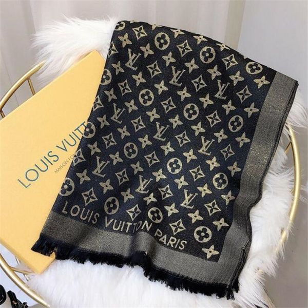 

fahsion style spring summer women's bright gold yarn-dyed scarf shawl autumn soft scarf for women long scarves size 180*70cm, Blue;gray