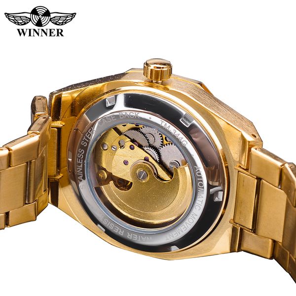 

high-end new style-european and american style mens fashion casual hollow mechanical automatic mechanical wrist watch, Slivery;brown