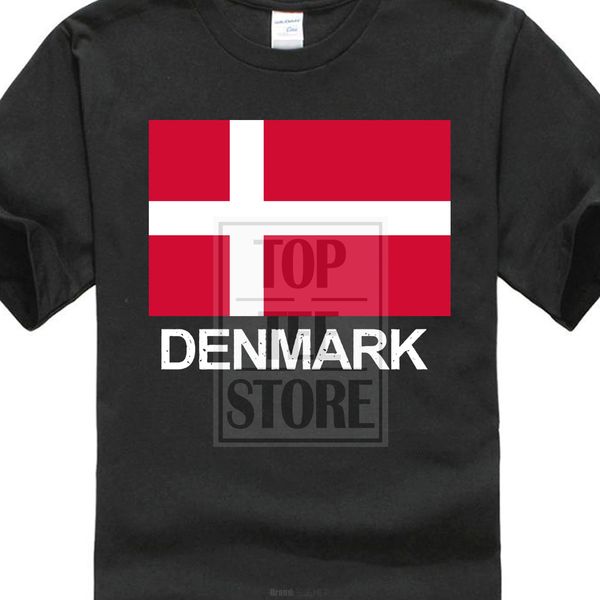 

denmark flag t-shirt distressed (danish flag) print interesting printing t shirt summer fashion