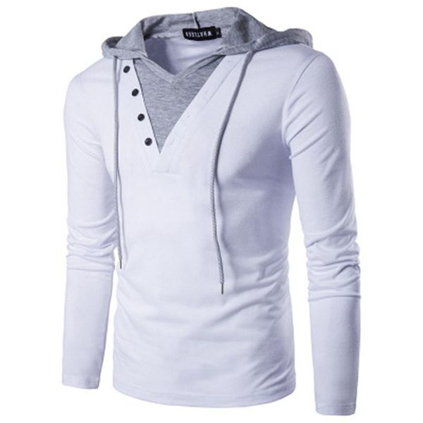 

sports casual man hooded fashion long sleeve colorblock belt hoodies designer sweatshirts autumn male lace up hooded cardigan clothing, Black