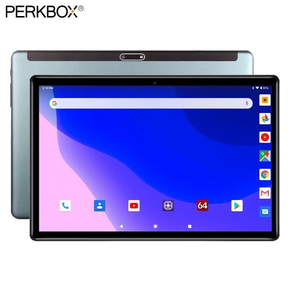

google new android 9 tablet 10 inch dual cameras 5mp 2.5d glass 1280x800 ips screen dual sim cards wifi bluetooth youtube pad