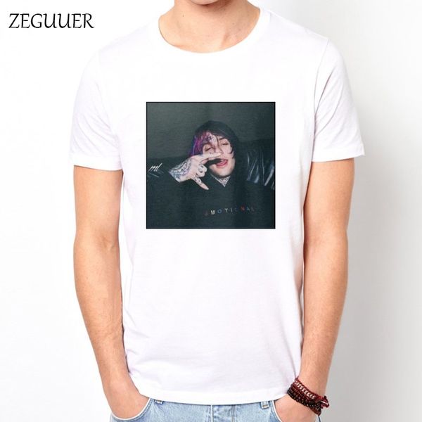 

lil peep rapper harajuku hip hop street fashion t shirt men's t-shirt short-sleeved pattern printing t shirt funny t shirts